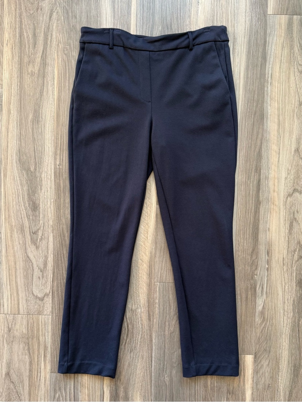 Dalia Navy Pull-On Ponte Pants Size L